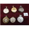 Image 1 : 6 Pocket Watches - Some Missing Hands, Face Glass or Winders