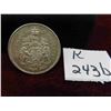 Image 1 : Canadian 1962 50 Cent Coin 