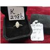 Image 1 : 10kt Gold and Diamond Ring Size 7 Total Weight 1.6 Grams 
