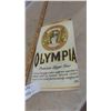 Image 2 : Olympic Cardboard Beer Sign , Lowe Brothers Yard Stick 