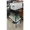 Image 2 : Tank Set Up Including Black 2 Tier Stand , 25 Gallon Tank , 10 Gallon 
