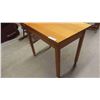 Image 2 : Oak Table/Desk on Casters 30'' x 22'' x 34'' 