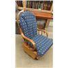 Image 1 : Oak Gliding Rocker 