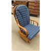 Image 1 : Oak Gliding Rocker 