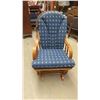 Image 2 : Oak Gliding Rocker 