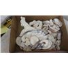 Image 2 : Craft Supplies: Ribbons , Pine Cones, Sea Shells, Glue Gun, Wood Cut Offs & 