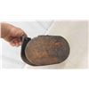 Image 9 : 1940s Wood Crate Lunch Box 10'' x 18'' x 12'' , Old Wood and Leather