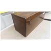 Image 2 : Wood Handled Case with Hinged Lid 12'' x 26'' x 10'' 