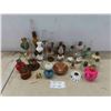 Image 1 : Mini Oil Lamps and Lamp Parts - Some Missing Chimneys 