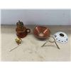 Image 8 : Mini Oil Lamps and Lamp Parts - Some Missing Chimneys 