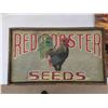 Image 2 : Red Rooster Seeds Wood Sign 19 1/2'' x 11'' , Brantford Twines amd Rope