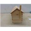 Image 2 : Handmade Wooden House 17'' x 8 1/2'' x 12'' 