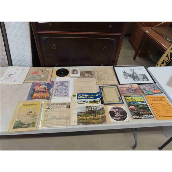 Chinese Painting with Certificate of Authenticity , SIR 1976 & 1995 Mail 