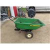 Image 1 : John Deere Garden Trailer - Needs Wheel , See Photos 