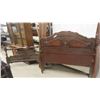 Image 1 : Vintage Bed 56'' Wide with Headboard, Footboard & Rails 2 Piece 80'' x 50''