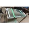 Image 2 : Floor Model Display Case with Glass Sliding Doors and Shelves 36'' x 36'' x 18'' 