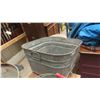 Image 3 : Galvanized Tub , Boiler , Mop Pail 