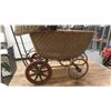 Image 2 : Very Old Wicker Carriage 24'' x 20'' x 12'' 