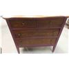 Image 2 : Oak 4 Drawer Dresser 36'' x 36'' x 18'' with Swing Mirror 30'' x 18'' 