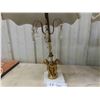 Image 2 : Pair of Figurine Table Lamps with Prisms 