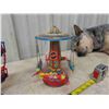 Image 2 : Tin Wind Up Ferris Wheel and Carousel Made in China 
