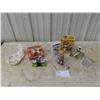 Image 1 : 3 Wind Up Toys : Photographer, Tricycle, Cowboy with Boxes