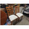 Image 8 : Oak Dining Room Table 30'' x 60'' x 42'' , 18'' Leaf & 4 Chairs - Nice