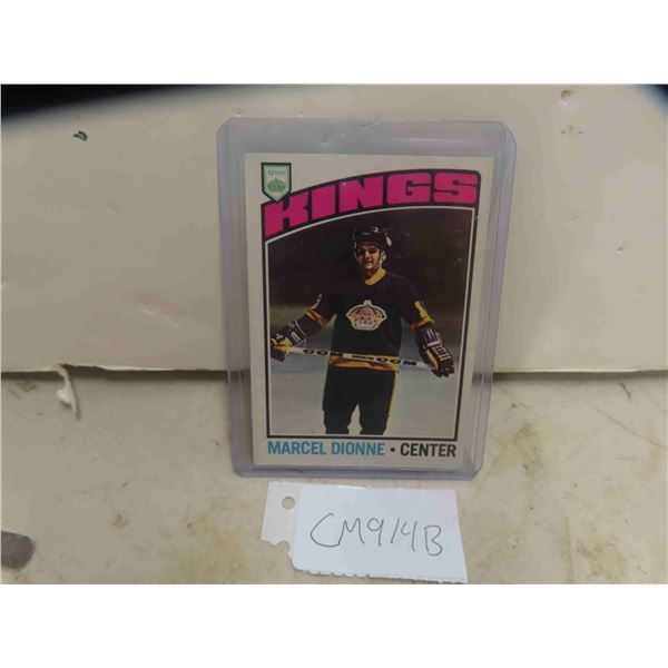 1976/77 Marcel Dionne LA Kings Card