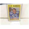 Image 1 : 1972 Joe Critchlow Winnipeg Blue Bombers Card