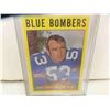 Image 2 : 1972 Joe Critchlow Winnipeg Blue Bombers Card