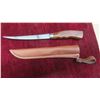 Image 2 : 3 Knives with Sheaths, Sharpening Stone