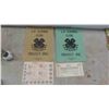 Image 2 : 8 Farmers Pocket Ledgers, 4H Clothing Clubs 1962/63 Princess Auto 
