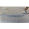 Image 3 : Vintage Hay Saw, Machete, Band Made Wood Box 23'' x 11'' x 17'' H 
