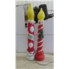 Image 1 : Noel Candle Blow Molds 38'' , Candle 36'' 