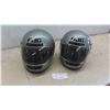 Image 1 : 2 HJC Full Face Helmets Size Medium & XL 