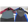 Image 1 : 2 Bare Wet Suits Size XXL - Small Tear at Back of Wine Coloured 