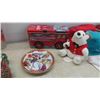 Image 2 : Coca Cola: Salt and Peppers, Glasses, Tray, Tin Sign, Bottles, 
