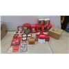 Image 1 : Coca Cola: New Old Stock 7 1/2'' Plates, 4 Christmas Ornaments, 
