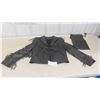 Image 1 : Black Leather Jacket Ladies S/M , Purse