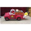 Image 2 : M+Ms : Firetruck 13'' x 5'' x 5'' H , Candy Dispenser , 2 Cans 'Winnipeg Air' 