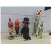 Image 1 : 3 Halloween & 2 Easter Décor - Tallest is 24'' 