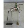 Image 2 : Metal Balancing Toy Soldier on Horse 24'' T 