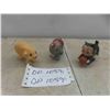 Image 1 : 3 Ramp Walkers, Vintage Figard Kitty, Elephant, Disney Pig 