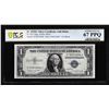 Image 1 : 1935G with Motto $1 Silver Certificate Note Fr.1617 PCGS Superb Gem Unc 67PPQ