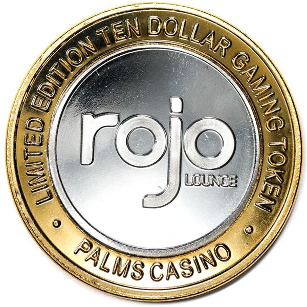 .999 Silver Palms Casino Las Vegas, NV $10 Casino Limited Edition Gaming Token