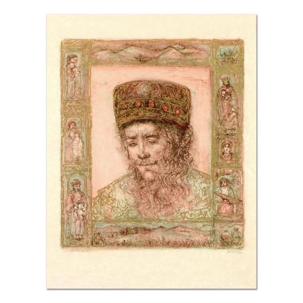 Edna Hibel (1917-2014) "Solomon" Limited Edition Lithograph on Rice Paper
