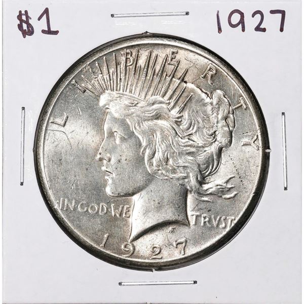 1927 $1 Peace Silver Dollar Coin
