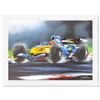 Image 1 : Victor Spahn "Renault F1 (Alain Prost)" Limited Edition Lithograph on Paper