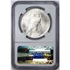 Image 2 : 1924 $1 Peace Silver Dollar Coin NGC MS64