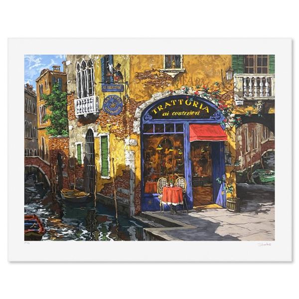 Viktor Shvaiko "Trattoria on the Water" Limited Edition Printer's Proof on Paper